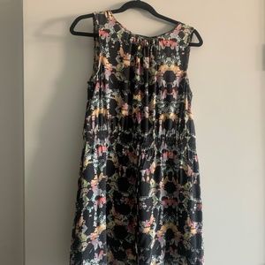 Tibi geometric silk dress